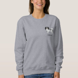 Camiseta Tricolor Phalène Com Nome De Cão Ou Outro Texto