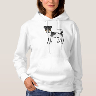 Camiseta Tricolor Smooth Fox Terrier Cute Cartoon Cão