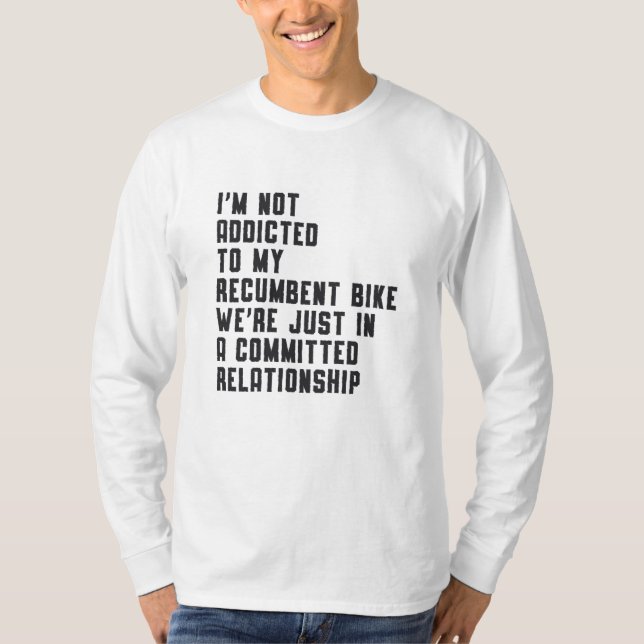 Camiseta Tricycle Triker Recumbent Bike Trike Retro (Frente)