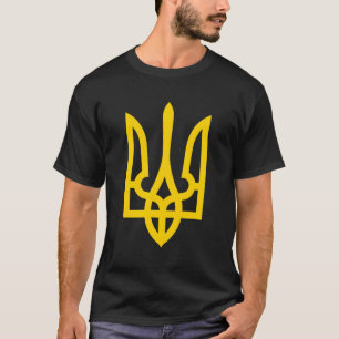 Camiseta Trident Ucraniano Amarelo Tryzub