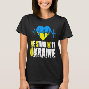 Camiseta Tridente da Ucrânia Bandeira da Ucrânia Bandeira U