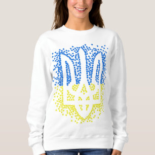 Camiseta Tridente de emblem ucraniano trizub espalhando cor