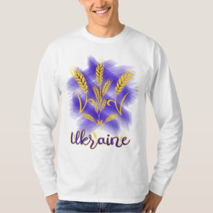 Camiseta Tridente ucraniano feito de espiga de trigo