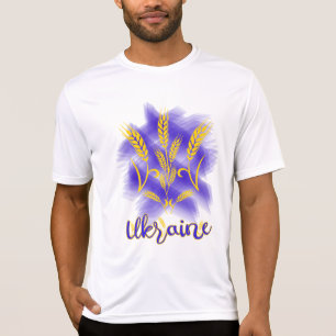 Camiseta Tridente ucraniano feito de orelha de trigo