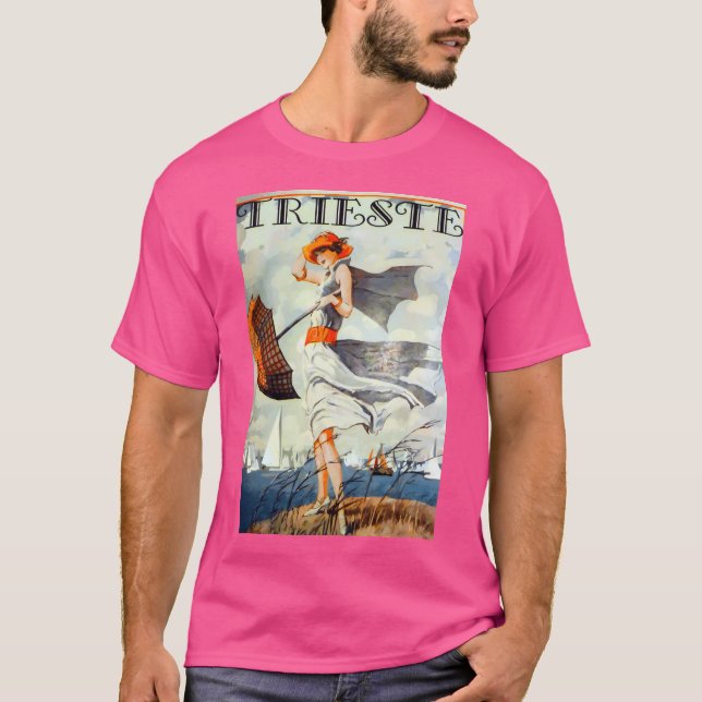 Camiseta Trieste Viagens vintage (Frente)