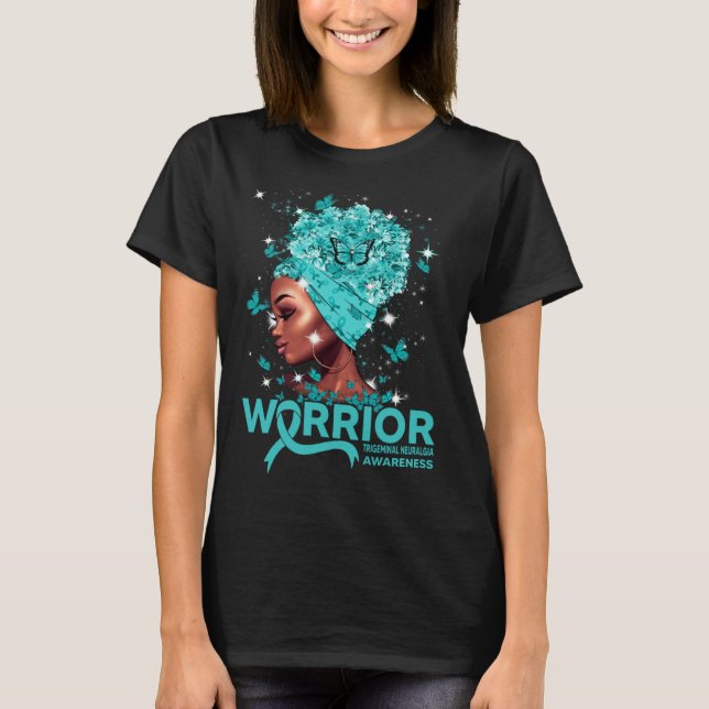 Camiseta Trigeminal Neuralgia Warrior Trigeminal Neuralgia  (Frente)