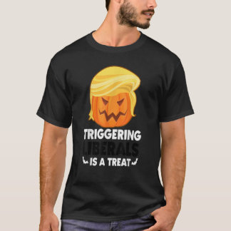 Camiseta Trigger Liberal Trumpkin Trump Halloween Costume