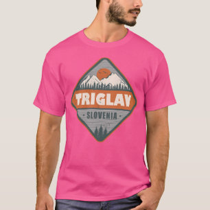Camiseta Triglav Eslovênia Alpes Eslovenos Vintage Dosagens