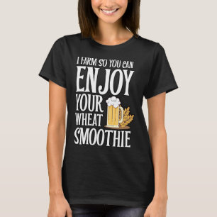 Camiseta Trigo Suaviza Orgulho Agricultores Locais Mens Agr