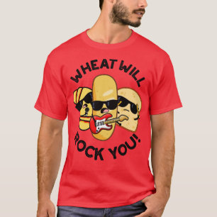 Camiseta Trigo Vai Balançar Você Piadas de Comida Engraçada