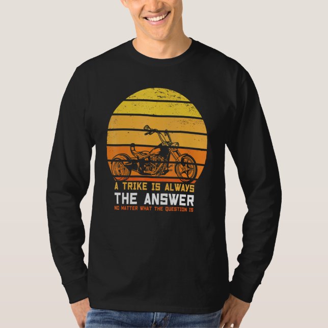 Camiseta Trike É Sempre O Triker Três Rodas (Frente)