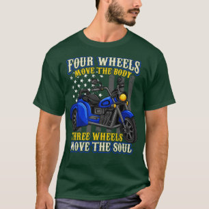 Camiseta Trike Three Wheels Motorcycle Biker