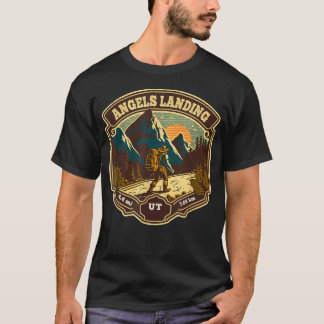 Camiseta Trilha Angels Landing Utah Mochileiro Caminhada