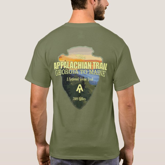 Camiseta Trilha Appalachian (ponta de seta) (Verso)