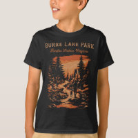 Trilha Burke Lake Park Fairfax Station Virgínia