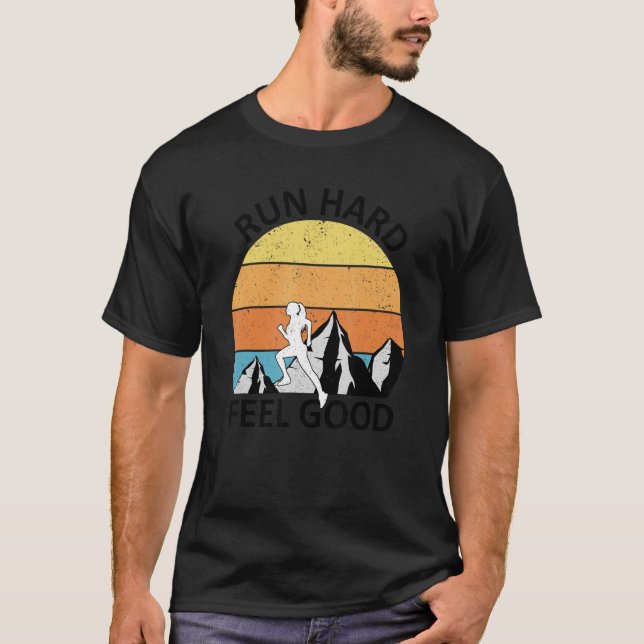Camiseta Trilha com corrida cruzando dizendo 4 (Frente)