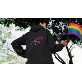 Camiseta Trilha da Borboleta do Orgulho Bissexual