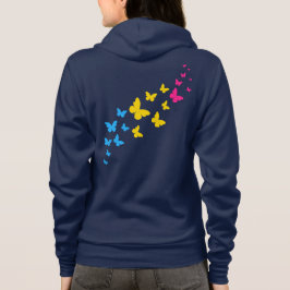 Camiseta Trilha da Borboleta do Orgulho Pansexual