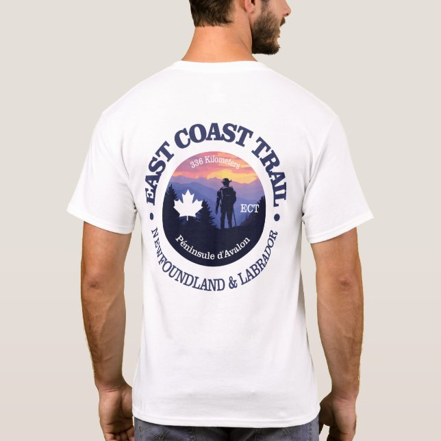 Camiseta Trilha da Costa Leste (rd2) (Verso)