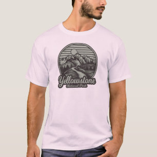 Camiseta Trilha da Montanha do Parque Nacional de Yellowsto