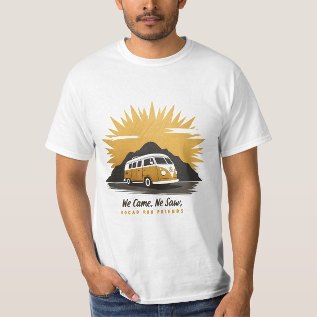 Camiseta Trilha Da Reunião Da Família Personalizada Montanh (Frente)