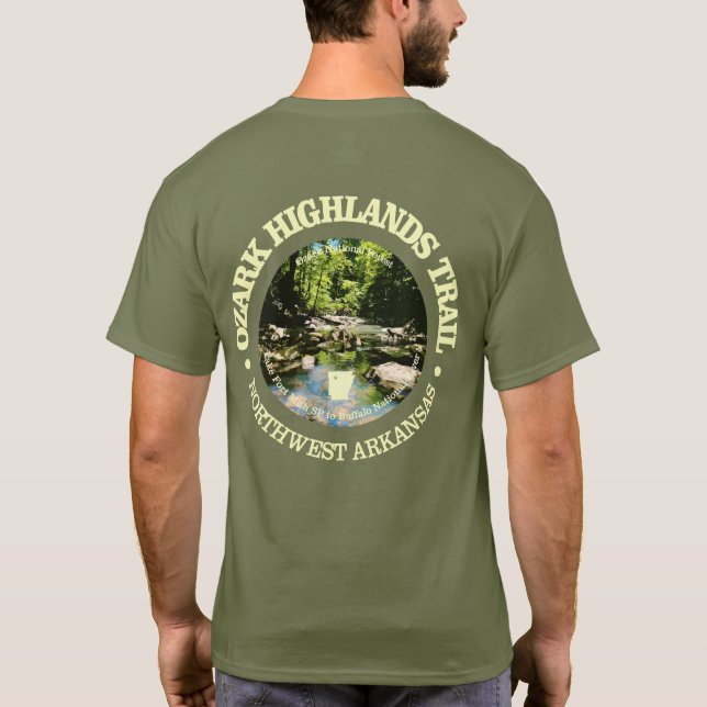 Camiseta Trilha das Terras Altas de Ozark (rd) (Verso)
