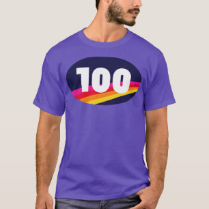 Camiseta Trilha de 100 milhas e cores brilhantes ultra-corr