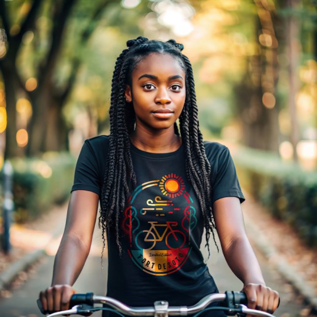 Camiseta Trilha de Bike do Forte Desoto (Criador carregado)