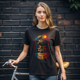Camiseta Trilha de Bike do Intervalo de Mesabi Retroativo