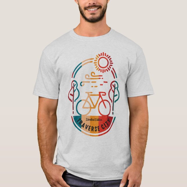 Camiseta Trilha de Bike na Cidade Traversa (Frente)