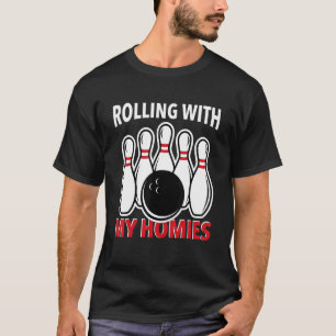 Camiseta Trilha de boliches de boliche dizendo 9