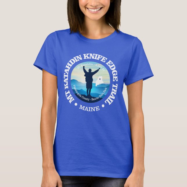 Camiseta Trilha de Borda de Faca (V) (Frente)