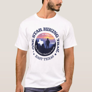 Camiseta Trilha de caminhada em estrela única (rd2)