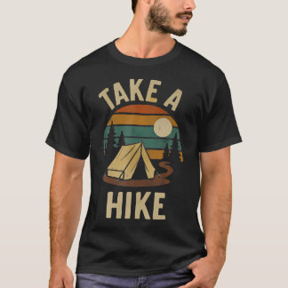 Camiseta Trilha de Caminhada Tenda Natureza Aventura Campin