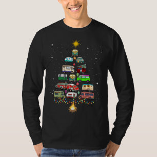 Camiseta Trilha de Campos de Árvore de Natal Acampando RVin