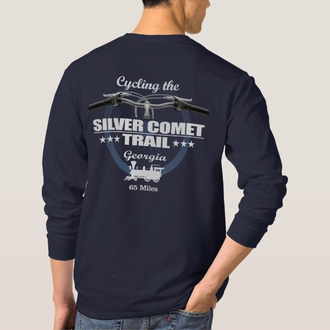Camiseta Trilha de Cometa Silver (H2) (Verso)
