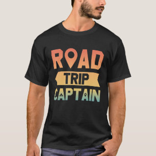 Camiseta Trilha de estrada Capitão Verão Acampamento Viagem