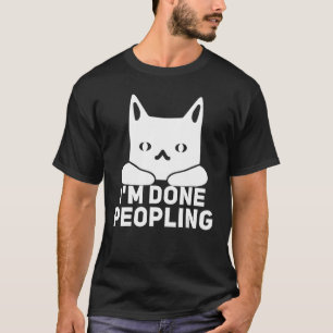 Camiseta Trilha de Gato Im Terminado Retro de Peopling