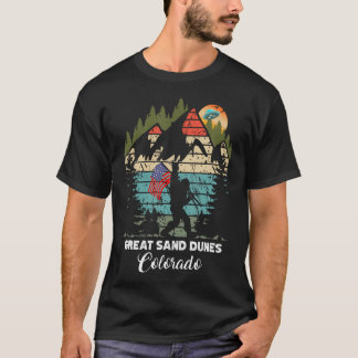 Camiseta Trilha de Hiking das Grandes Dunas de Areia Vintag