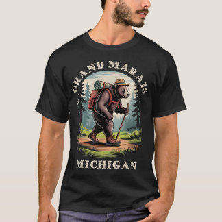 Camiseta Trilha de Hiking Grand Marais Michigan Mi Montanha