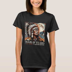 Camiseta Trilha De Lágrimas Memorial Nativo Americano