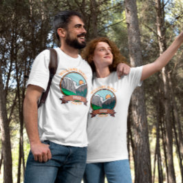 Camiseta Trilha de Reunião da Família Personalizada Montanh