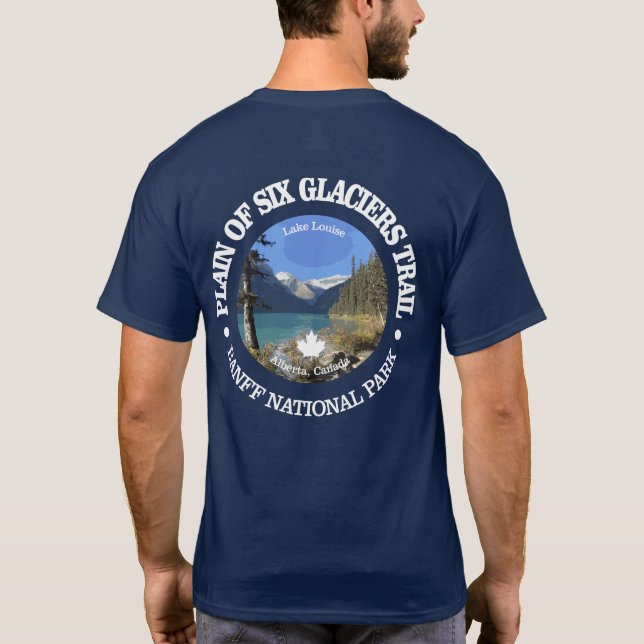 Camiseta Trilha de Seis Glaciares (rd) (Verso)