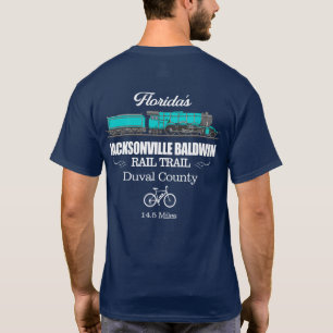 Camiseta Trilha do Caminho de Ferro de Jacksonville Baldwin