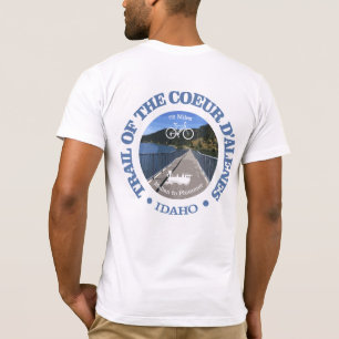 Camiseta Trilha do Coeur d'Alene (ciclismo c)