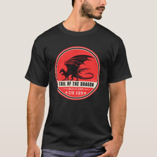 Camiseta Trilha do Dragon Deals Gap - Viagem de Moto-Ciclo