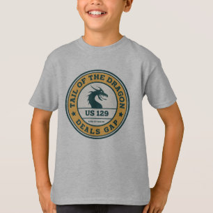 Camiseta Trilha do Dragon Deals Gap - Viagem de Moto-Ciclo