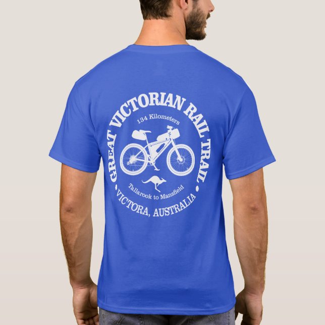Camiseta Trilha do excelente Victorian Rail (ciclismo) (Verso)