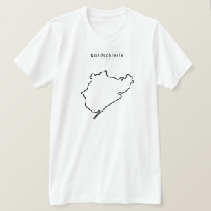Camiseta Trilha do Fórmula 1 de Nordschleife