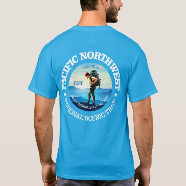 Camiseta Trilha do Noroeste do Pacífico (C) (Verso)